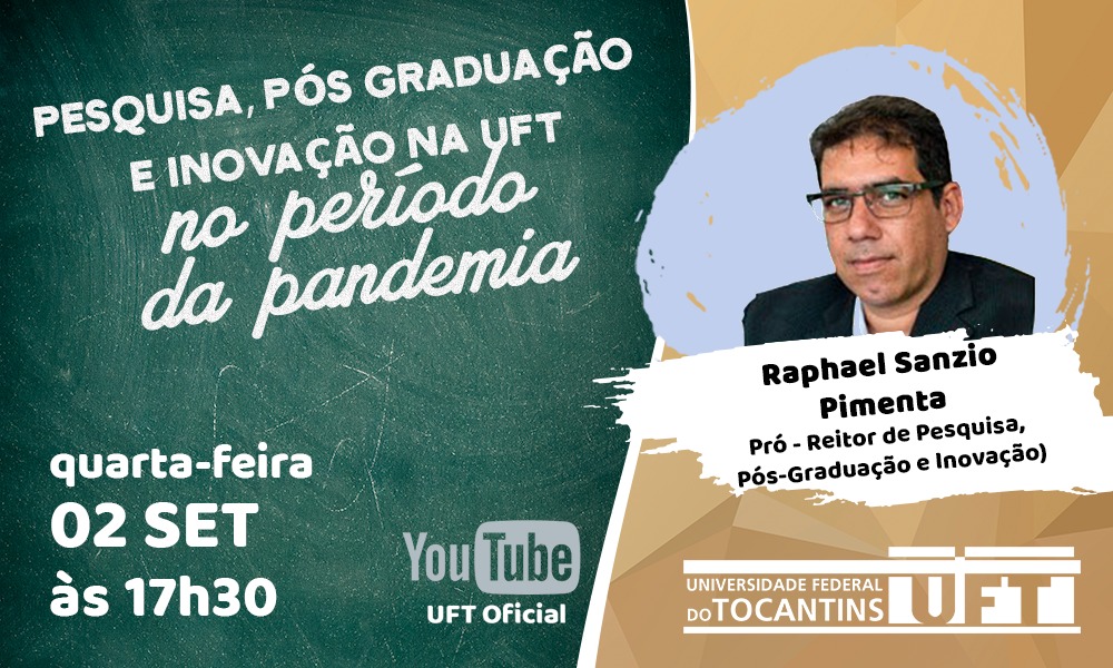 Live #3 - Ações da UFT na Pandemia (Propesq)