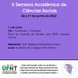 11.06.22 - 6º dia - X Semana Acadêmica de Ciências Sociais/ Cartaz: Divulgação