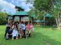 Turma de Geografia da Amazônia reunida no Centro de Pesquisa Canguçu (Foto: Gleys Ially Ramos)